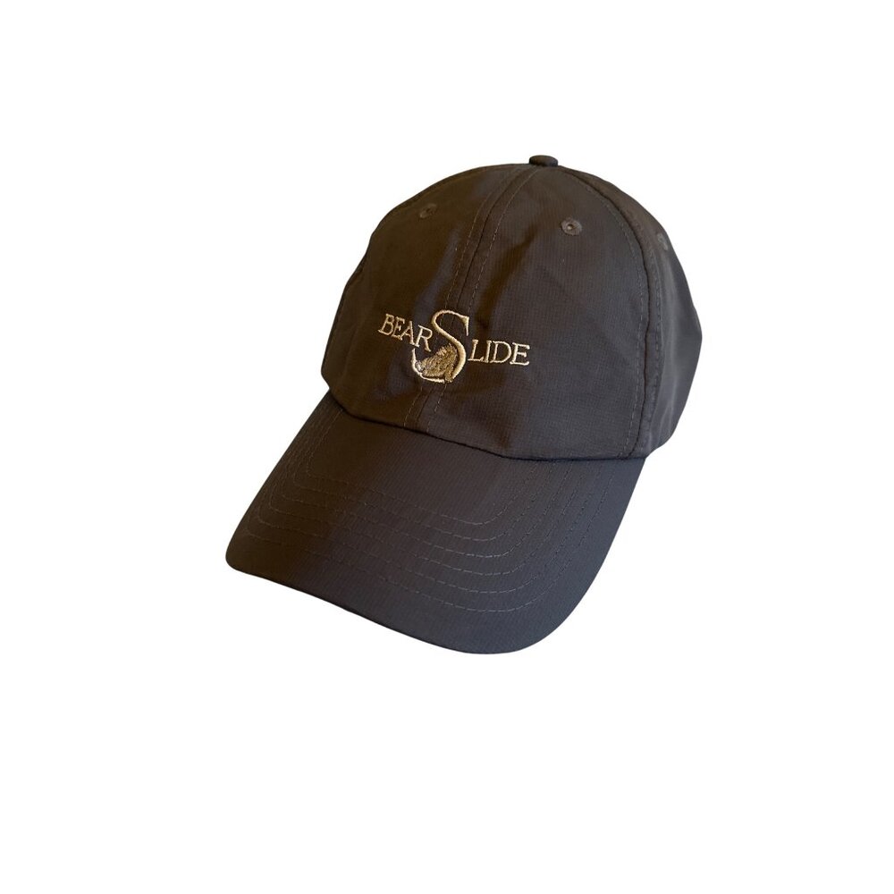 Bear‎ Slide Gray Golf Cap adjustable Logo Graphic Image